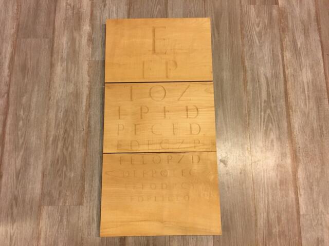 Carved Eye Chart - image 1