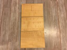 Carved Eye Chart - thumbnail 1