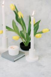 Medium Modern Concrete Taper Holder