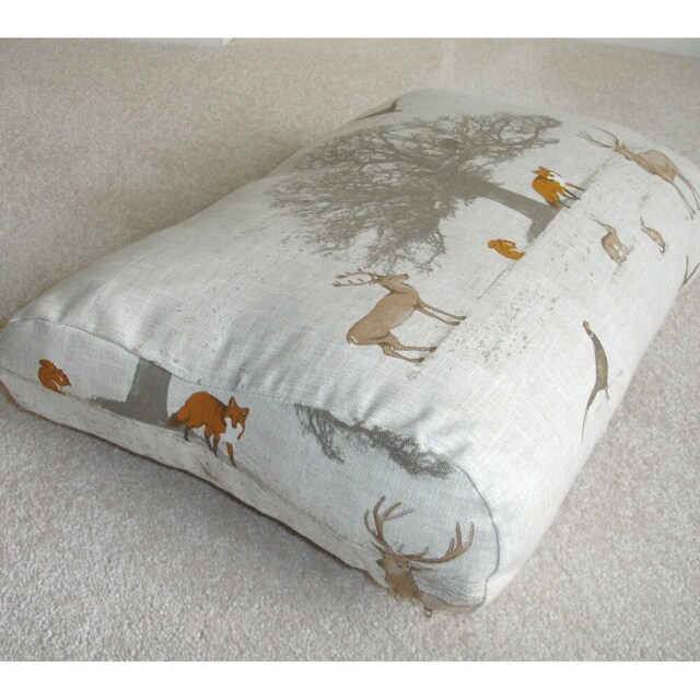 Tempur Original Pillow Cover Only 50x31cm Case Neck Pedic Orthopaedic Pillowcase Woodland Stag Fox Rabbit Squirrel Owl Cushion Sham Medium - image 1