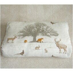Tempur Original Pillow Cover Only 50x31cm Case Neck Pedic Orthopaedic Pillowcase Woodland Stag Fox Rabbit Squirrel Owl Cushion Sham Medium - thumbnail 3