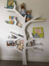 Tree Bookshelf, Interior, Furniture, Toy Shelf, Eco Product, Shoe Rack, Eco-Friendly - thumbnail 1