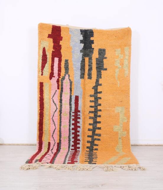 Moroccan Rug, Berber 4x8 Ft, Colorful Area Rug - image 1