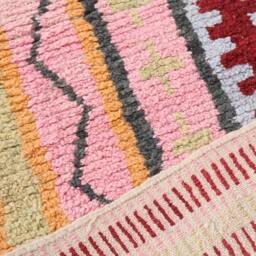 Moroccan Rug, Berber 4x8 Ft, Colorful Area Rug - thumbnail 4