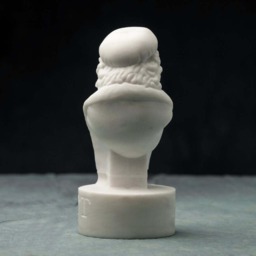 Marble Bust Of Rembrandt Statue Carved Figurine Artist Sculpture - thumbnail 3
