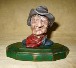 Old Harry The Ranch Hand Cowboy Bust