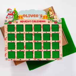 Christmas Countdown For Kids, Advent Calendar, Days Until Christmas, Wooden Family Toddler Activities - thumbnail 1