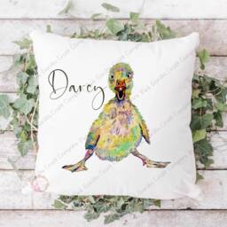 Duck Cushion, Pillow, Personalised Duck, Gift, Gift For Him, Lover, Birthday Her, Anniversary - thumbnail 3