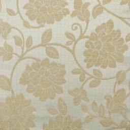 Handmade Floral Fabric Bench - Woburn Gold, British Made - thumbnail 3
