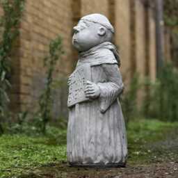 "stone Funny Monk Garden Sculpture Concrete Humor " - thumbnail 3