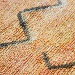 Mid-Season Sale Vintage Saffron Peaks Taznazkth Runner Circa 1950, 182 X 87cm, Orange Rug - thumbnail 3