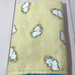 Lovey Blanket, Elephant Flannel Minky Blanket For Girl, Boy, Security Lovey Baby - thumbnail 3