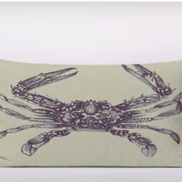 Vintage Picture Crab Seaside Sea - Cushion Cover Case Or Stuffed With Insert - thumbnail 2