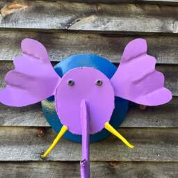 Eleanor Elephant Head Wall Sculpture African Animal Art - thumbnail 3