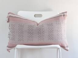Hand Woven Natural Fiber Pillow - thumbnail 1