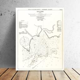 Guilford Connecticut Nautical Chart Antique Print Vintage Map Art - thumbnail 3