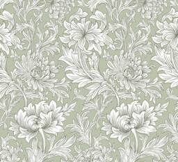 William Morris Mini Crib Sheet Greenery Damask Fitted Bedding - thumbnail 1