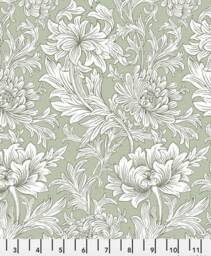 William Morris Mini Crib Sheet Greenery Damask Fitted Bedding - thumbnail 2