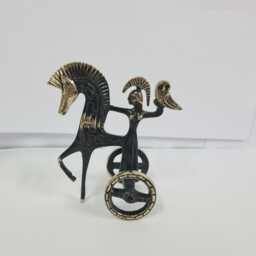 Ancient Greek Chariot Of Athena, Bronze Art Statue, Gift Ideas, Art, Greece Historic Statue - thumbnail 2