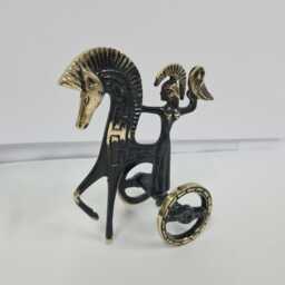 Ancient Greek Chariot Of Athena, Bronze Art Statue, Gift Ideas, Art, Greece Historic Statue - thumbnail 3