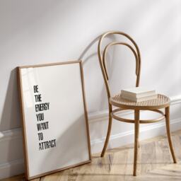 Law Of Attraction Print Inspirational Quote Wall Art - thumbnail 2