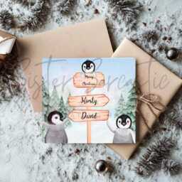 Personalised Christmas Decoration - Family Gift Custom Bauble Stocking Filler Eve Box - thumbnail 2