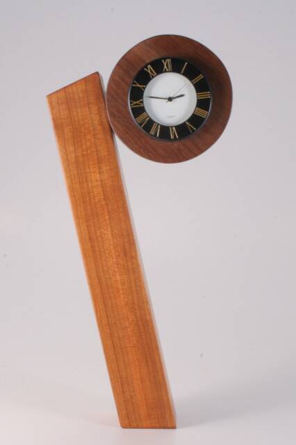 Cherry & Walnut Clock