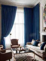 Double Layer Blackout Curtain, Thermal Insulated, Energy Saving - thumbnail 1
