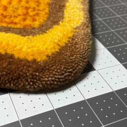 Tufted Grilled Cheese Wall Hanging Art, Food Art - thumbnail 4