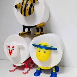 Castleford Tigers Supersheep Toilet Roll Holder, Classy Cas Fan Bathroom Sheep Decor, West Yorkshire Superleague Rugby Supporters Present - thumbnail 4