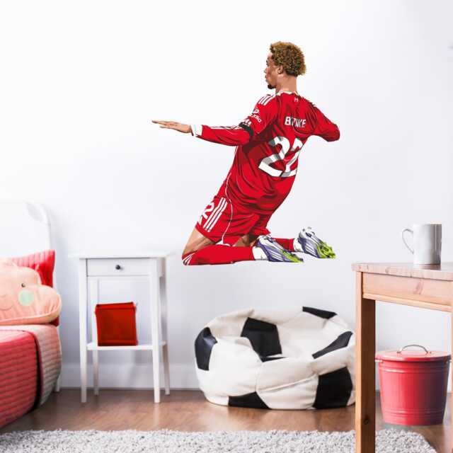 Liverpool Fc Wall Sticker - Ekitike 25/26 Illustration Decal - image 1