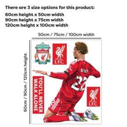 Liverpool Fc Wall Sticker - Ekitike 25/26 Illustration Decal - thumbnail 2