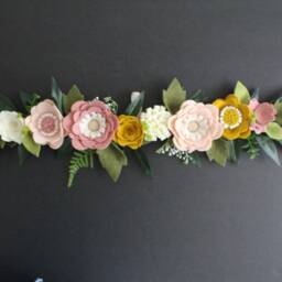 Baby Girl Flower Floral Wall Adornments Embellishment Nursery Crib Decor Girls Room Garden Woodland Mustard Shower Whimsical - thumbnail 3