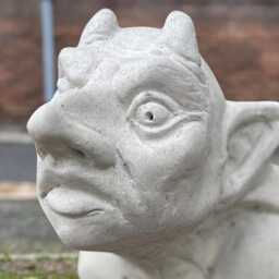 Outdoor Gargoyle Statue Concrete Gothic Creature Sculpture Handmade Guardian Ornament Stone Mythical Decoration Monster Lover Gift - thumbnail 3