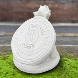 Outdoor Gargoyle Statue Concrete Gothic Creature Sculpture Handmade Guardian Ornament Stone Mythical Decoration Monster Lover Gift - thumbnail 2