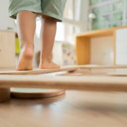 Wooden Montessori Balance Beam Set For Kids & Toddlers, Path, Gymnastic Beam Beam, Board, Kids - thumbnail 3