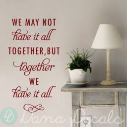 Family Quote Vinyl Wall Decal - Bedroom & Living Room Decor - thumbnail 1
