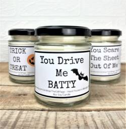 Halloween Candle Trick Or Treat, Ghost - Scented Soy Wax Candle - thumbnail 1