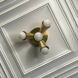 In Stock - Ships On The Same Day Cronus Modern 4 Cone Light Mid Century Semi Flush - thumbnail 3