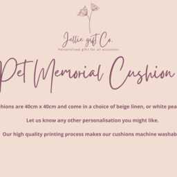 Forever Reserved Pet Portrait Memorial Cushion, Gift, Dog Remembrance Cushion - thumbnail 3