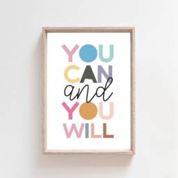 Girls Bedroom Prints, Motivational Print, Nursery Playroom Decor, Wall Art, Art - thumbnail 2
