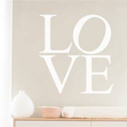 Love Letters Wall Sticker, Stickers, Decal, Art, Decor - thumbnail 3