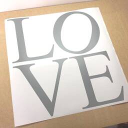 Love Letters Wall Sticker, Stickers, Decal, Art, Decor - thumbnail 2