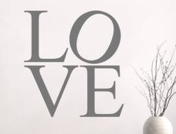 Love Letters Wall Sticker, Stickers, Decal, Art, Decor