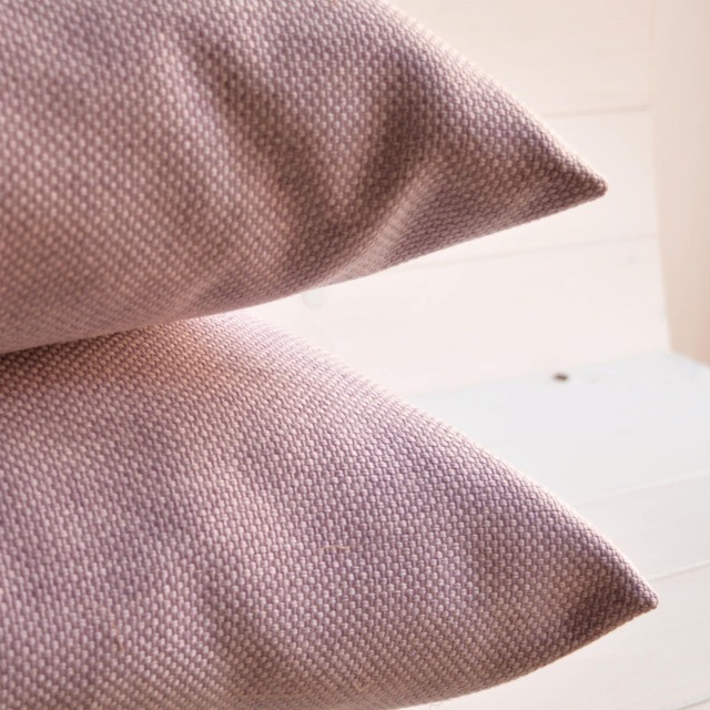 Lilac Pillow in Canapone. Broad Texture. Artisanal Item, Coordinated With Flower Cushions, Lavender Pillows. Customizable, Mix & Match - image 1