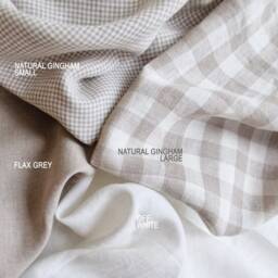 Split Corners Linen Bedskirt, Custom Drop Length Bed Skirt - thumbnail 4