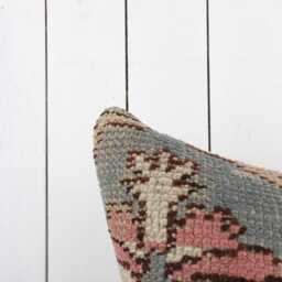 Turkish Kilim Pillow, 24x24 Inch, 60x60 cm Kilim Pillow Cover, Home Decor, Decorative Throw Turkish - thumbnail 2