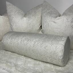 "Bella 100% Duck Feather Cushion Bolster 16"" X 6" - thumbnail 4