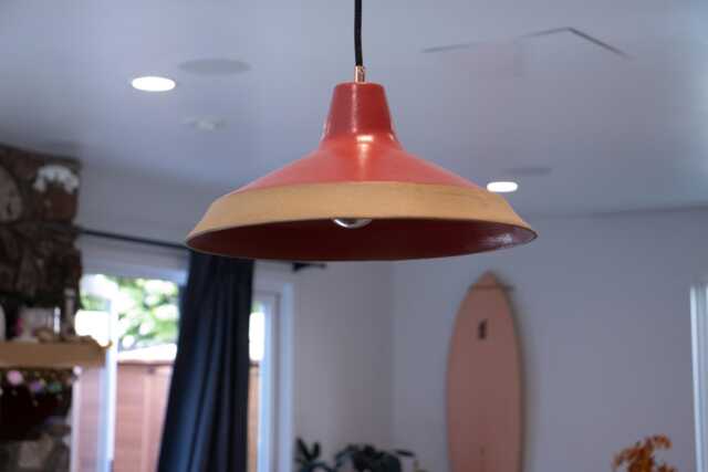 Barn Shade, Pendent Lamp, Ryan Bryant, Lighting, Modern, Mid Century, Century With 12' Cord - image 1