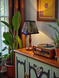 Traditional Leopard Print Fabric Tapered Square Table Lampshade Ceiling Pendants Candle Clip Wall Lights - Animal Print Fabric Lamp Shades - thumbnail 1